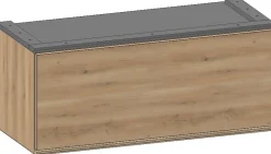 XOOON Modulo kast in naturel 90 cm met 1 klep -^ Bergkasten