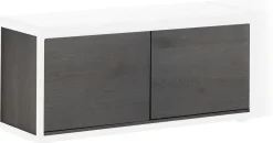 XOOON Modulo kast in onyx 90 cm met 2 deuren -^ Bergkasten