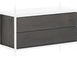 XOOON Modulo kast in onyx 90 cm met 2 laden -^ Bergkasten