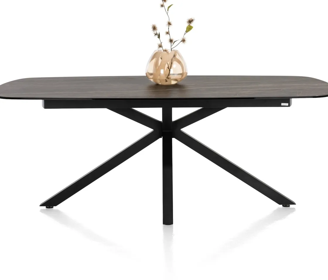 XOOON Montello eettafel met keramiek blad 200x100cm^ Tafelconfigurator|Eettafels