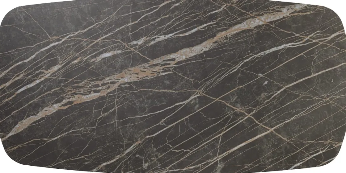 XOOON Montello eettafel met keramiek blad 200x100cm^ Tafelconfigurator|Eettafels