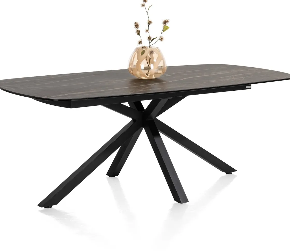 XOOON Montello eettafel met keramiek blad 200x100cm^ Tafelconfigurator|Eettafels