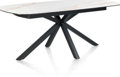 XOOON Montello eettafel met keramiek blad 200x100cm^ Tafelconfigurator|Eettafels