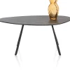 XOOON Montello hoge salontafel met keramiek blad 94x49cm^ Bijzettafel Sets|Salontafels