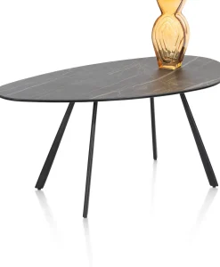 XOOON Montello hoge salontafel met keramiek blad 94x49cm^ Bijzettafel Sets|Salontafels