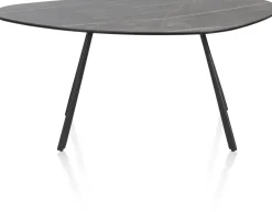 XOOON Montello hoge salontafel met keramiek blad 94x49cm^ Bijzettafel Sets|Salontafels