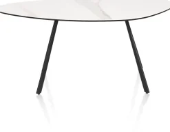 XOOON Montello hoge salontafel met keramiek blad 94x49cm^ Bijzettafel Sets|Salontafels
