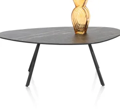 XOOON Montello lage salontafel met keramiek blad 94x49cm^ Bijzettafel Sets|Salontafels