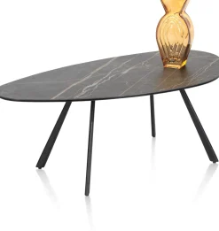 XOOON Montello lage salontafel met keramiek blad 94x49cm^ Bijzettafel Sets|Salontafels