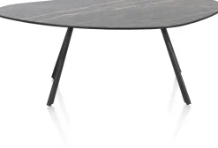 XOOON Montello lage salontafel met keramiek blad 94x49cm^ Bijzettafel Sets|Salontafels