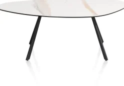 XOOON Montello lage salontafel met keramiek blad 94x49cm^ Bijzettafel Sets|Salontafels