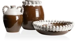 XOOON Nera vaas (H26cm) in de kleur Bruin - COCOmaison^ Woonaccessoires