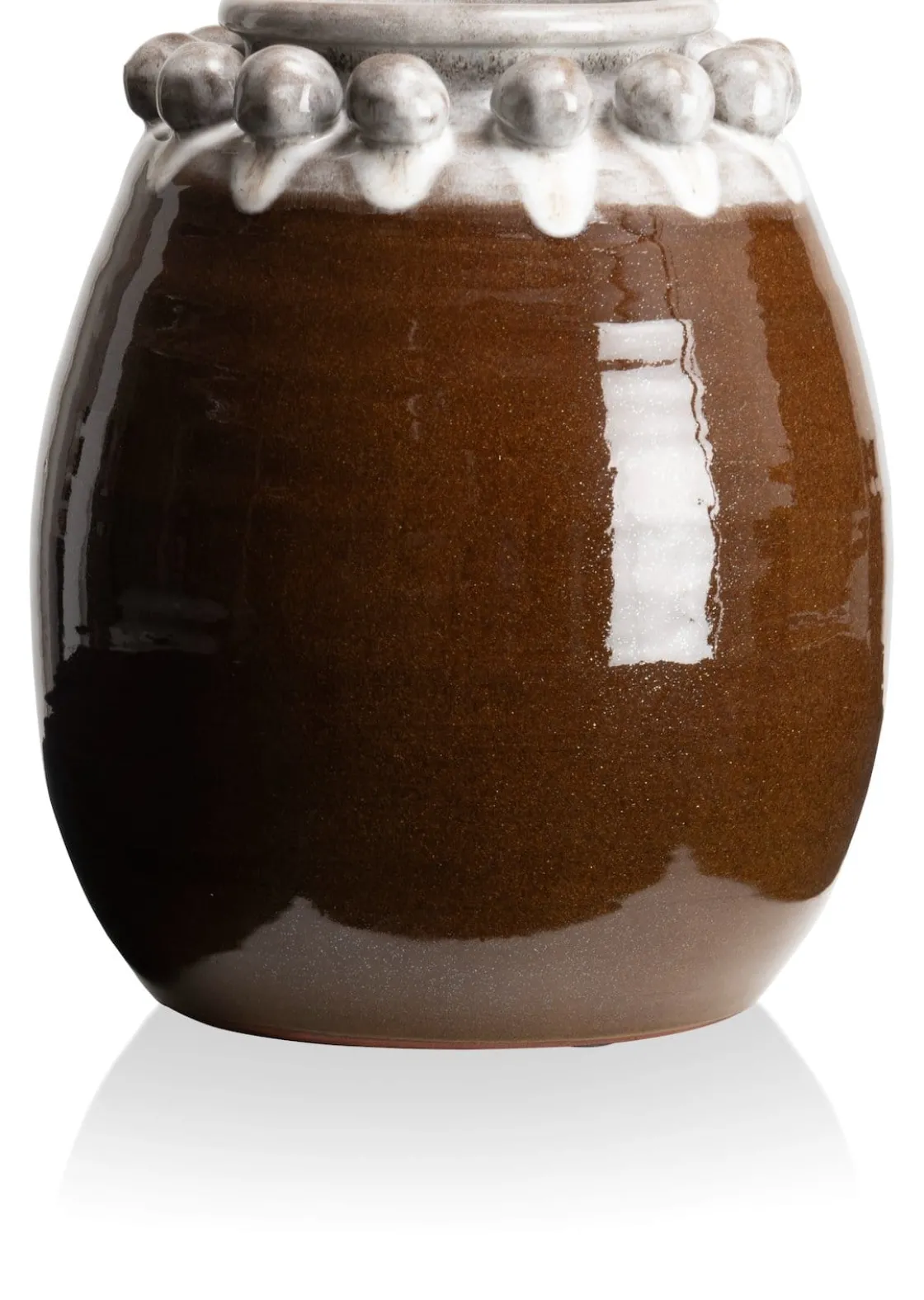 XOOON Nera vaas (H31cm) in de kleur Bruin - COCOmaison^ Woonaccessoires