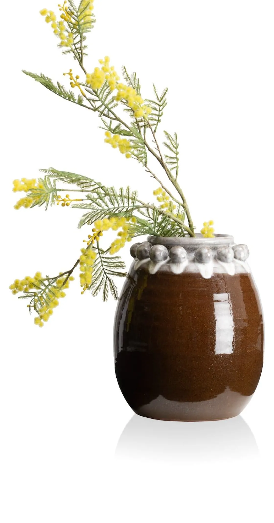 XOOON Nera vaas (H31cm) in de kleur Bruin - COCOmaison^ Woonaccessoires