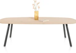 XOOON NIORA eetkamertafel 270 x 120 cm - deens ovaal - metalen poot^ Tafelconfigurator|Eettafels