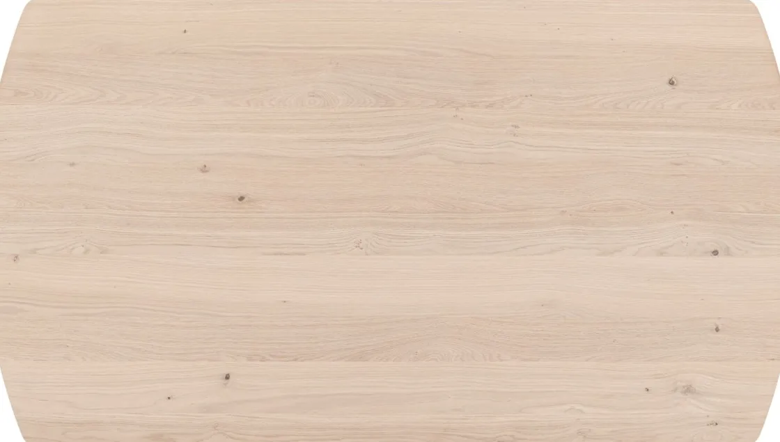 XOOON NIORA eetkamertafel 210 x 100 cm - rechthoek - zijdegrijs^ Tafelconfigurator|Eettafels