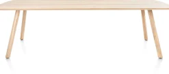 XOOON NIORA eetkamertafel 270 x 100 cm - rechthoek - naturel eiken^ Eettafels|Tafelconfigurator