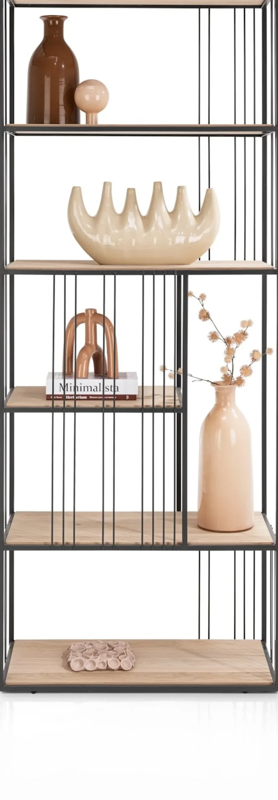 XOOON NIORA roomdivider 80 cm - grafiet^ Bergkasten|Boekenkasten