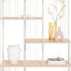XOOON NIORA roomdivider 120 cm - zijdegrijs^ Roomdivider|Boekenkasten
