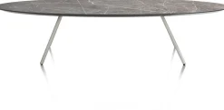 XOOON NIORA salontafel 150 x 50 cm - HPL marmer licht grijs^ Salontafels|Tafelconfigurator