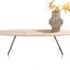 XOOON NIORA salontafel 150 x 50 cm - eiken fineer - grafiet^ Salontafels|Tafelconfigurator