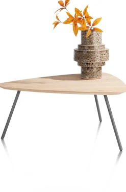 XOOON NIORA salontafel 85 x 77 cm - eiken fineer - grafiet^ Salontafels|Tafelconfigurator