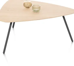 XOOON NIORA salontafel 85 x 77 cm - eiken fineer - grafiet^ Salontafels|Tafelconfigurator