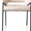 XOOON NOLAN armstoel - zwart frame (ROB) -^ Armstoelen