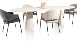 XOOON NOLAN armstoel - zwart frame (ROB) -^ Armstoelen