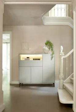 XOOON NOON dressette 148 cm - 3-deuren + 1-lade + 1-niche (+ LED)^ Bergkasten