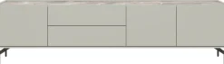 XOOON NOON lowboard 210 cm - 3-deuren + 2-laden - lichtgrijs^ Tv-Meubelen|Dressoirs