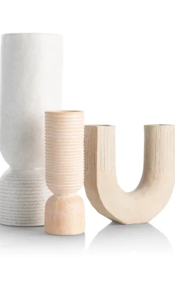 XOOON Nova vaas H19cm in de kleur Oranje - COCOmaison^ Woonaccessoires