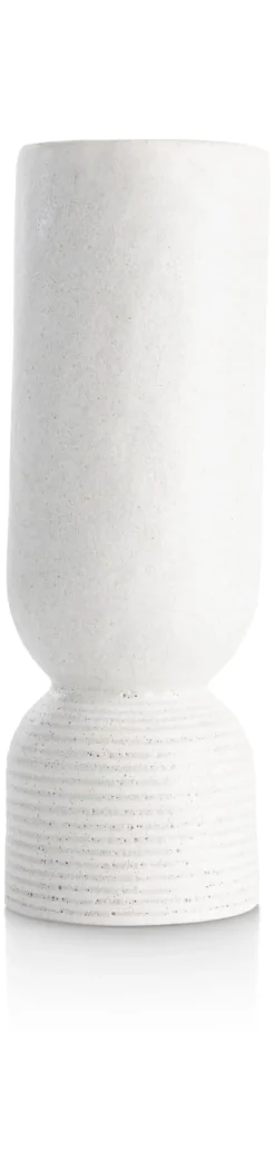 XOOON Nova vaas H30,5cm in de kleur Wit - COCOmaison^ Woonaccessoires