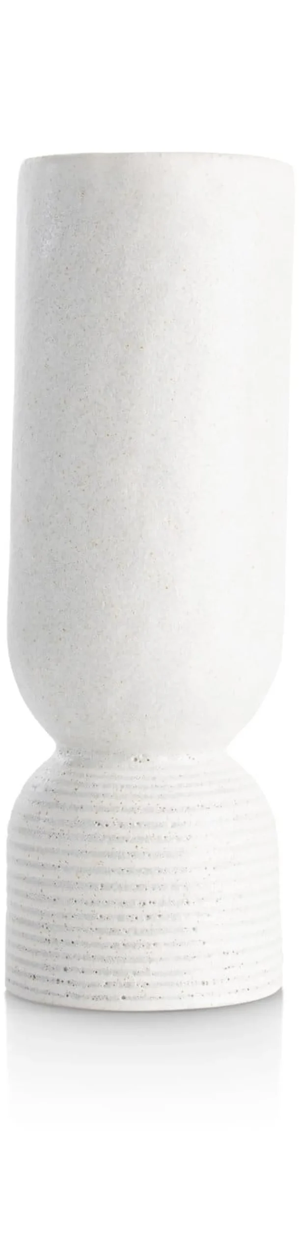 XOOON Nova vaas H30,5cm in de kleur Wit - COCOmaison^ Woonaccessoires