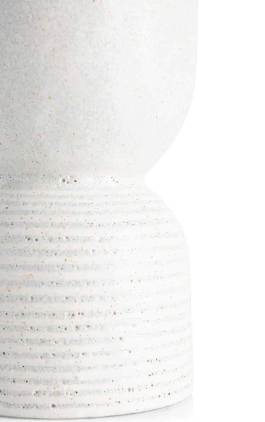XOOON Nova vaas H30,5cm in de kleur Wit - COCOmaison^ Woonaccessoires
