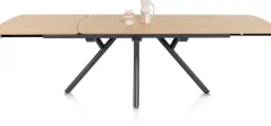 XOOON Novello uitschuiftafel 170 x 100 cm in de kleur Naturel -^ Uitschuiftafels|Eettafels