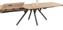 XOOON Novello uitschuiftafel 170 x 100 cm in de kleur Naturel -^ Uitschuiftafels|Eettafels