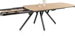 XOOON Novello uitschuiftafel 170 x 100 cm in de kleur Naturel -^ Uitschuiftafels|Eettafels