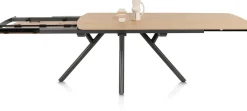 XOOON Novello uitschuiftafel 170 x 100 cm in de kleur Naturel -^ Uitschuiftafels|Eettafels