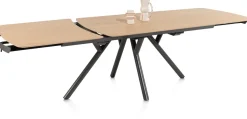 XOOON Novello uitschuiftafel 170 x 100 cm in de kleur Naturel -^ Uitschuiftafels|Eettafels