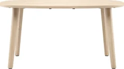 XOOON ODDA eetkamertafel 160 x 130 cm - Deens ovaal - naturel eiken^ Tafelconfigurator|Eettafels