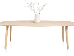 XOOON ODDA eetkamertafel 260 x 110 cm - Deens ovaal - naturel eiken^ Tafelconfigurator|Eettafels