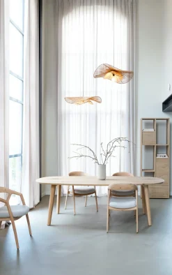 XOOON ODDA eetkamertafel 260 x 110 cm - Deens ovaal - naturel eiken^ Tafelconfigurator|Eettafels