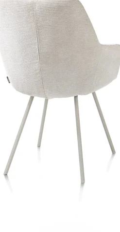XOOON Odin armleuningstoel in de kleur Ivoor -^ Armstoelen