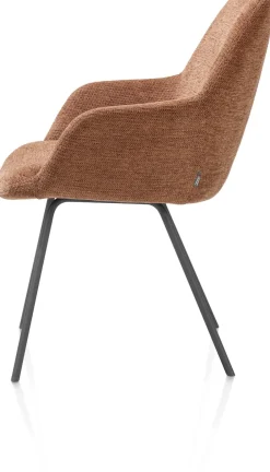 XOOON Odin armleuningstoel in de kleur Koper -^ Armstoelen