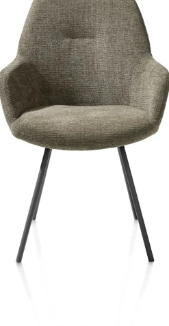 XOOON Odin armleuningstoel in de kleur Mosgroen -^ Armstoelen
