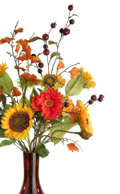 XOOON Olive Leaf Spray H82cm kunstbloem in de kleur Groen^ Woonaccessoires