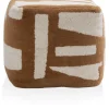 XOOON Olivia poef (H40cm) in de kleur Bruin - COCOmaison^ Woonaccessoires|Poef/Hockers