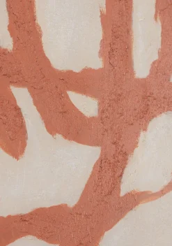 XOOON Organic Abstract schilderijen in de kleur Oranje - COCOmaison^ Wanddecoraties|Woonaccessoires