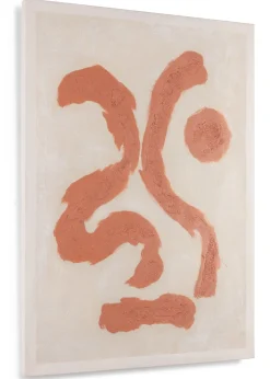 XOOON Organic Abstract schilderijen in de kleur Oranje - COCOmaison^ Wanddecoraties|Woonaccessoires